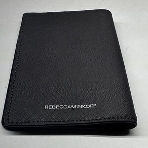 Rebecca Minkoff Elegant Black Travel Passport Wallet